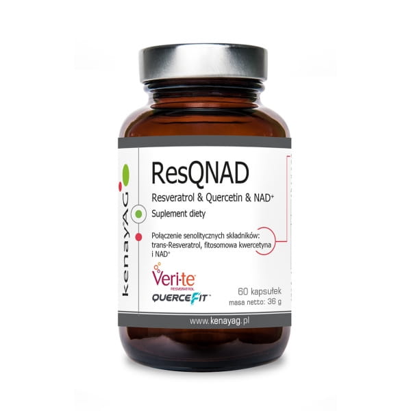 Resqnad Resveratrol Quercetin Nadi 60 KENAY-Kapseln