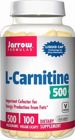 Lcarnitine 500 MG pflanzliche Licaps 100 Kapseln JARRO FORMELS