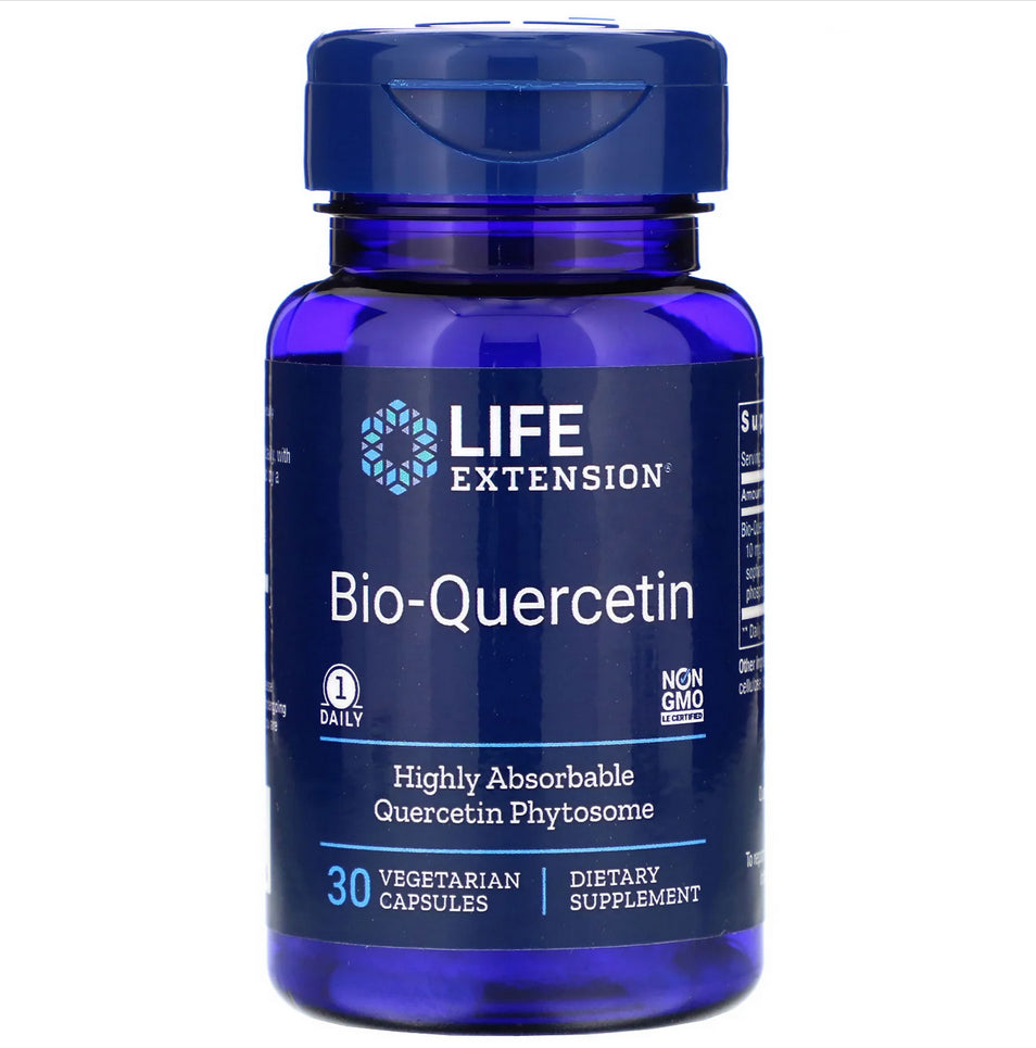 Bioquercetin Quercetin 30 Kapseln LEBENSVERLÄNGERUNG