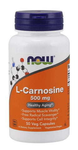 Lcarosin 500 MG Lcarnosin 50 Kapseln NOW FOODS