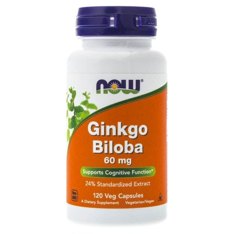 Ginkgo biloba Japanischer Ginkgo-Extrakt 120 Kapseln NOW FOODS