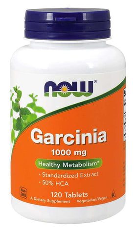 Garcinia garcinia cambogia 50% HCA 1000 MG 120 NOW FOODS Tabletten