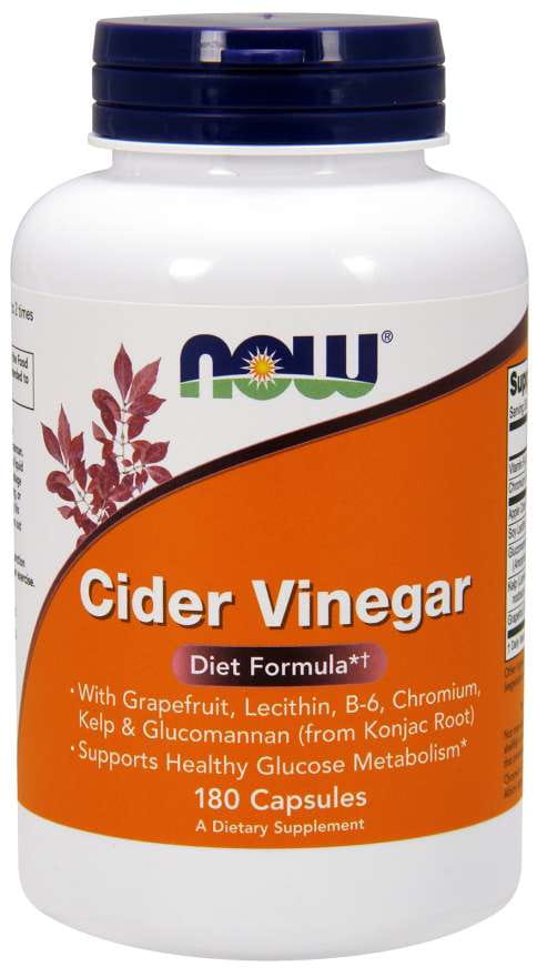 Apfelessig Kapseln von NOW FOODS, 180 Stück, vitamin- und mineralreich, für Gesundheit und Wohlbefinden.