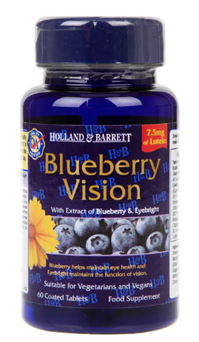 Blueberry Vision 60 Tabletten HOLLAND & BARRETT