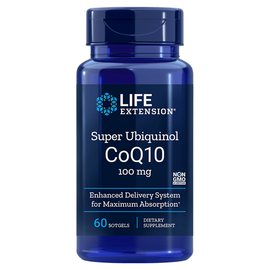 Super Ubiqinol COQ10 100 MG 60 Kapseln LEBENSVERLÄNGERUNG