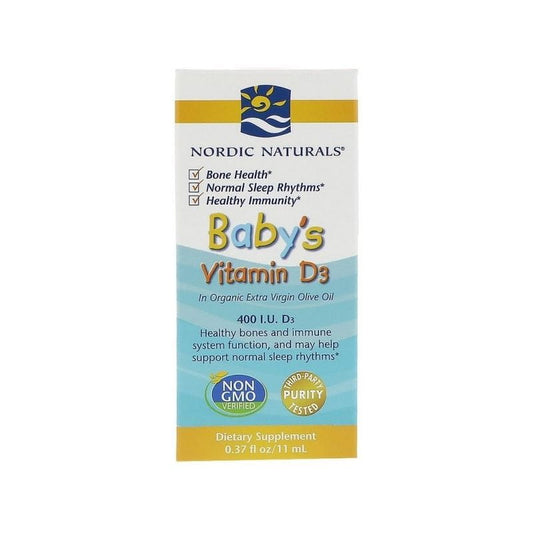 Vitamin D3 für Babys 400 IE 11 ml NORDIC NATURALS
