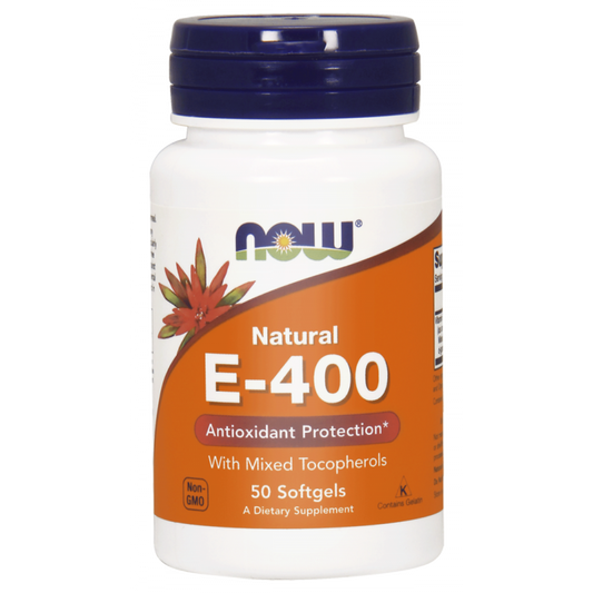 Vitamin E 400 IE 50 Kapseln von NOW FOODS