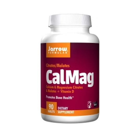 Calcium Magnesium CALMag D2 Tabletten in JARROW FORMULAS JAR, natürliche Mineralstofftabletten für Knochen und Muskeln