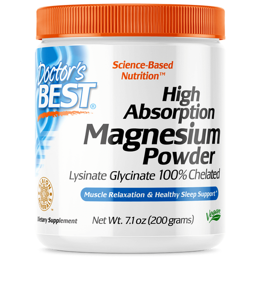 Magnesiumpulver mit hoher Absorption Magnesium 200 g DOCTOR'S BEST