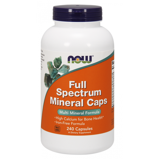 Vollspektrum-Mineralien für Erwachsene 240 NOW FOODS Kapseln