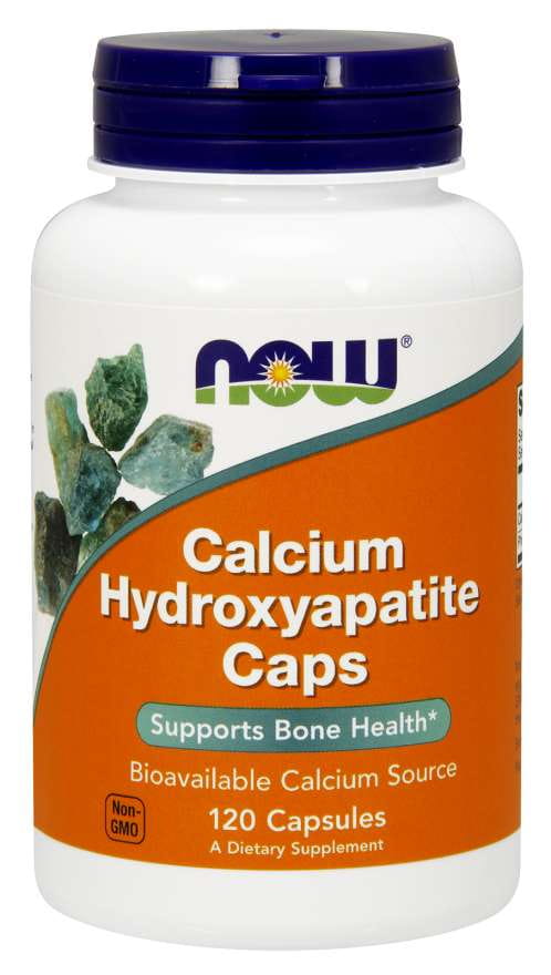 Calciumhydroxyapatit bedeckt Calciumhydroxyapatit 120 Kapseln NOW FOODS