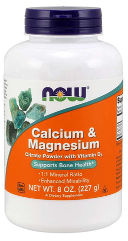 Calcium & Magnesium 227 g NOW FOODS