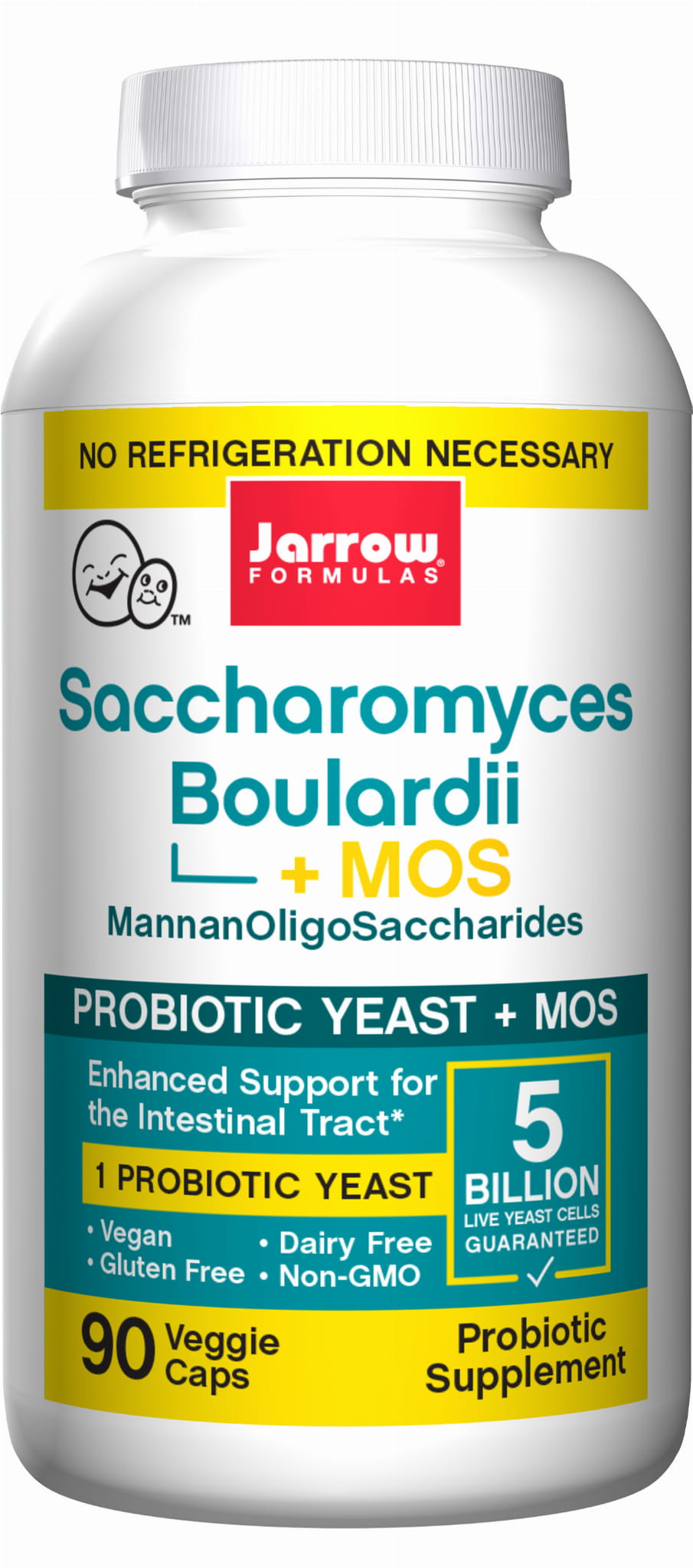 Saccharomyces boulardii und mos 90 Kapseln JARROW FORMELS