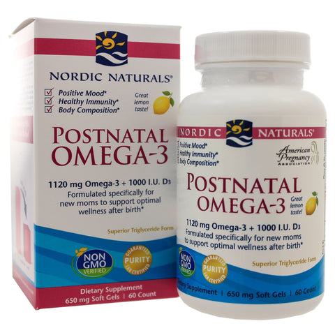 Postnatales OMEGA3 60 Kapseln NORDIC NATURALS