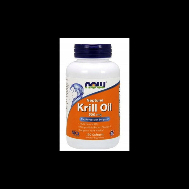 Krillöl 500 MG Neptune Krill / Öl DHA EPA 120 Kapseln NOW FOODS Hover Image