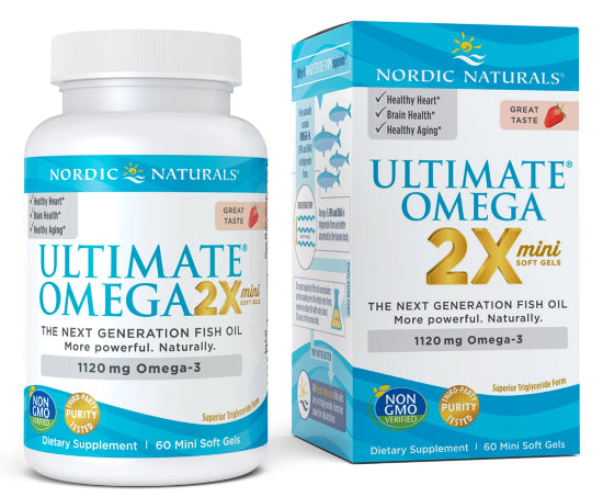 Ultimate Omega 2x Mini 60 Kapseln NORDIC NATURALS