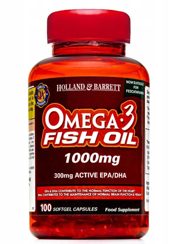 OMEGA 3 Fischöl 1000 MG 100 Kapseln HOLLAND & BARRETT