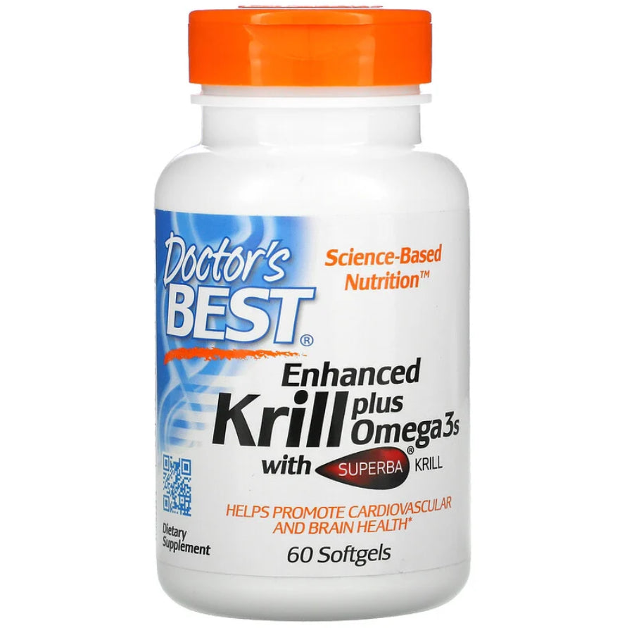 Verbesserter Krill mit Omega-3-Fettsäuren 60 Kapseln DOCTOR'S BEST