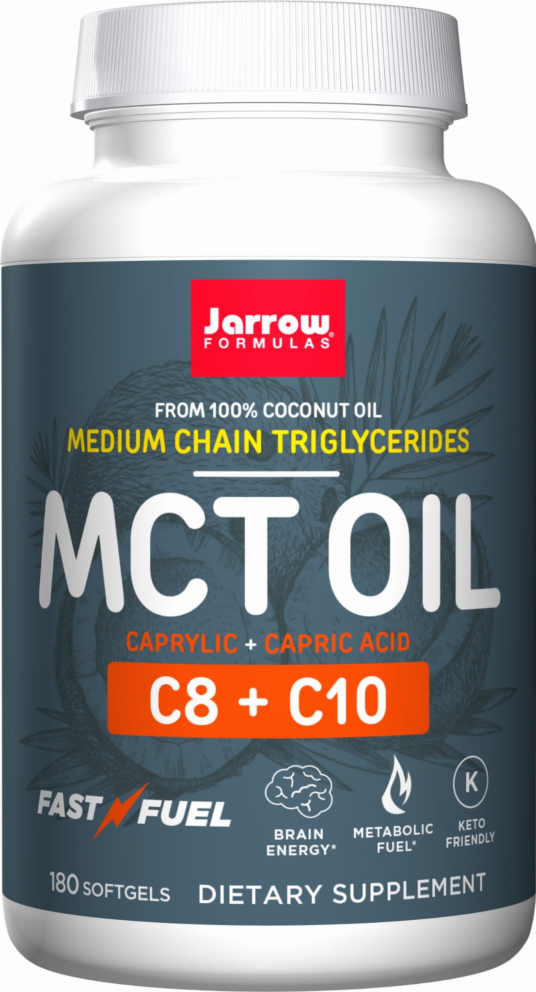 MCT 1000 MG Oil 180 Kapseln JARROW-FORMELN