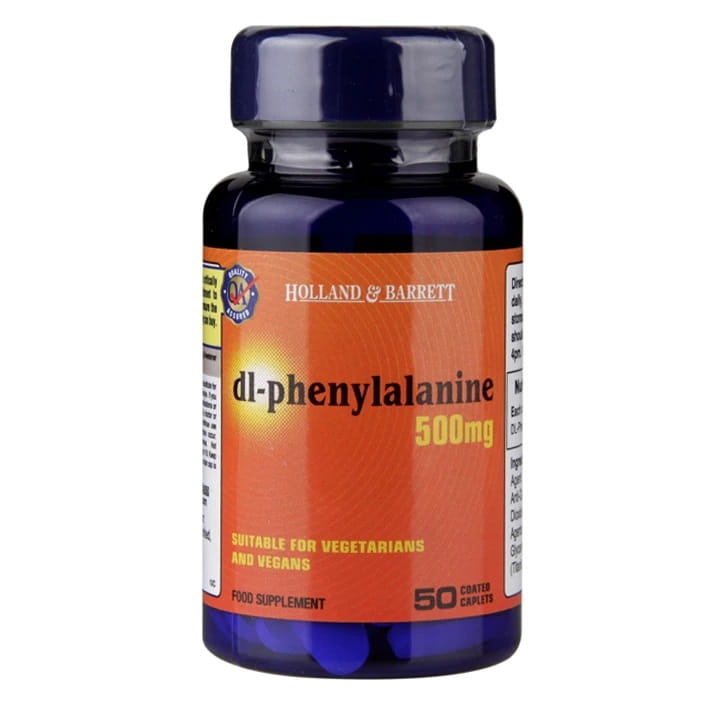 Dlphenylalanin 500 MG 50 Tabletten HOLLAND & BARRETT 主图