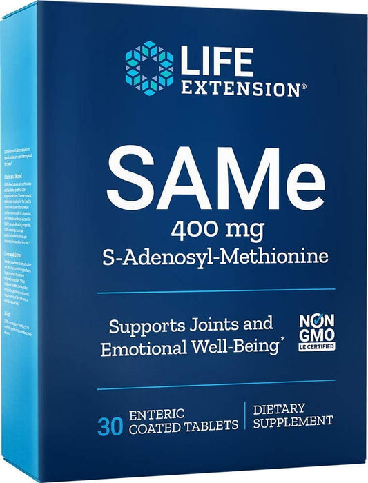 LIFE EXTENSION GLEICHE 400 mg Tabletten zur Lebensverlängerung, 30 Stück, Nahaufnahme der Tabletten in Blisterpackung