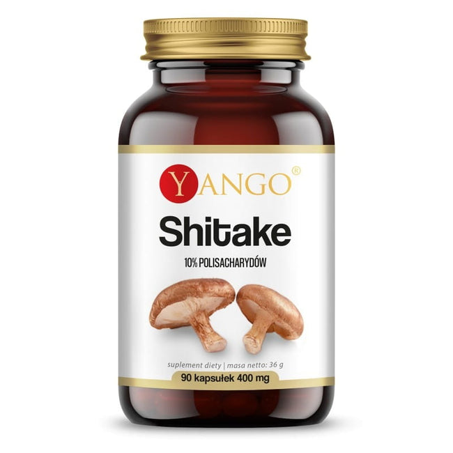 Shitake-Extrakt 10 % Polysaccharide 90 Kapseln YANGO Hover Image