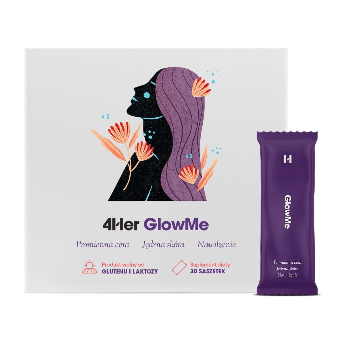 Glowme 4her Beutel 11 g 30 Stück HEALTH LABS