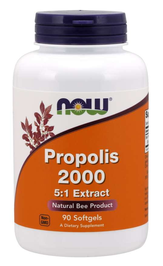 Propolis 2000 Extrakt 5:1 90 Kapseln NOW FOODS