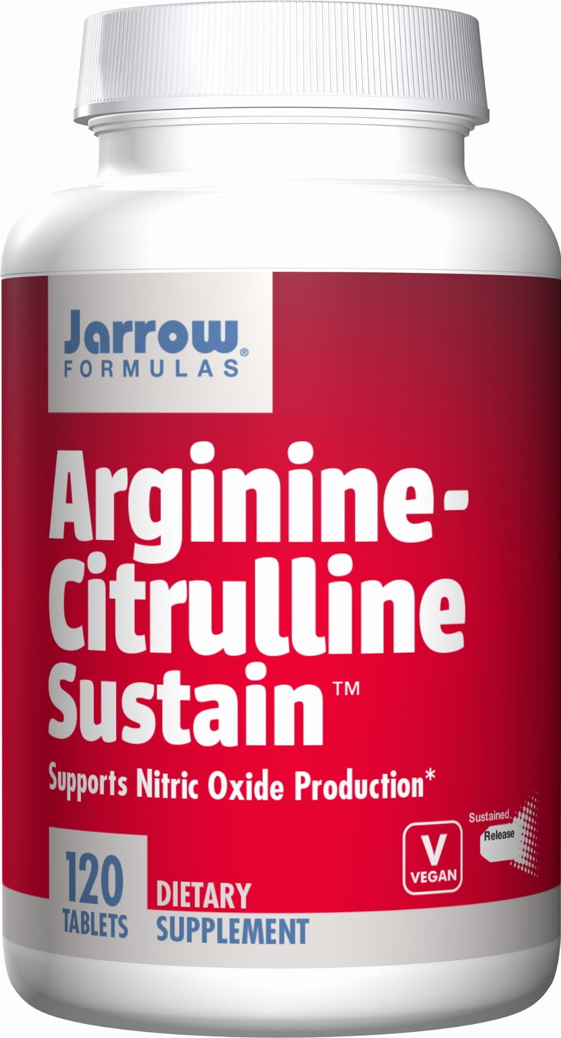 Arginin + Citrullin Arginin - Citrullin Sustain 120 Tabletten JARROW FORMELS मुख्य छवि