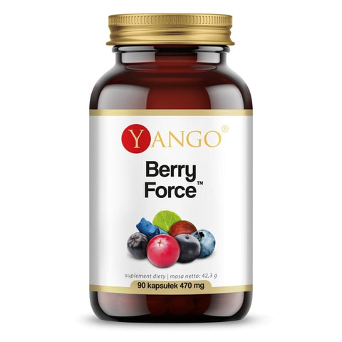 Berry Force 90 Kapseln enthalten 6 Yango-Beerenextrakte