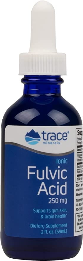 Ionischer Fulvinsäure-Komplex von TRACE MINERALS in 59 ml Flasche mit Spurenelementen, flüssiges Ergänzungsmittel für Gesundheit