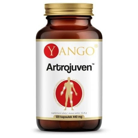 YANGO Artrójven Gelenkgesundheit Kapseln, 120 Stück, für gesunde Gelenke und Beweglichkeit, Nahaufnahme der Verpackung