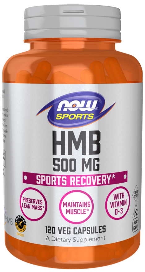 Hmb 500 MG Leucin 120 Kapseln NOW FOODS SPORTS