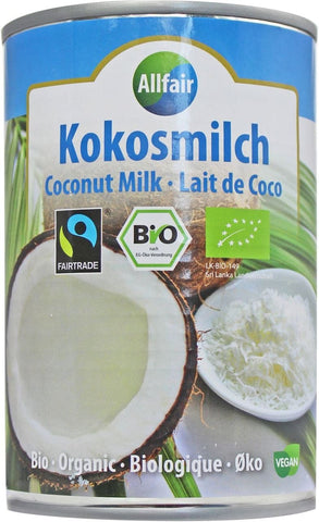 Kokosmilchalternative (18% Fett) fair gehandelt BIO 400 ml - ALLFAIR