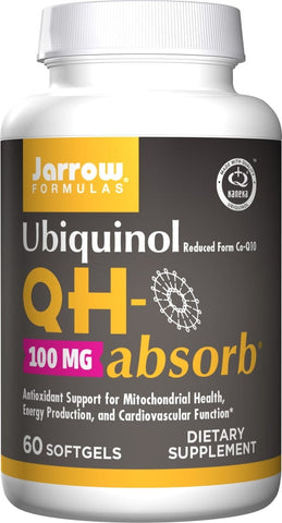 Ubiquinol qh - absorbierendes Coenzym Q10 100 MG 60 Kapseln JARROW FORMELS