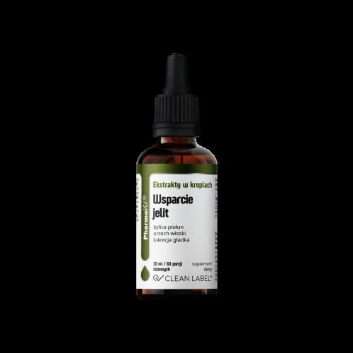 Glutenfreie Darmtropfen von PHARMOVIT in 30 ml Flasche, natürliche Unterstützung für die Darmarbeit, Flasche mit Tropfverschluss