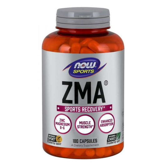 ZMA Zink, Magnesium und Vitamin B6 180 Kapseln NOW FOODS