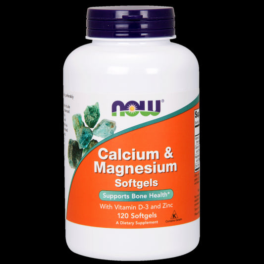 Calcium Magnesium Vitamin D3 und Zink 120 Kapseln NOW FOODS