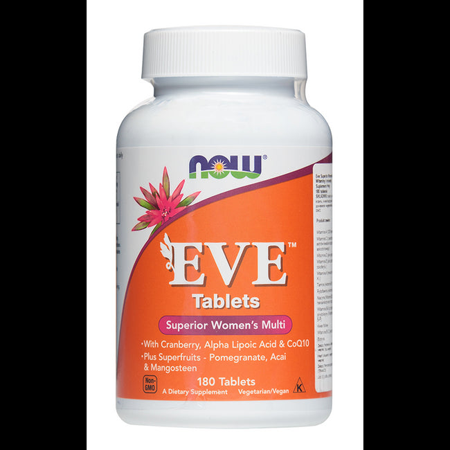 Eve Superior Womens Multivitamin und Mineralstoffe für Frauen Eve 180 Tabletten NOW FOODS Hover Image