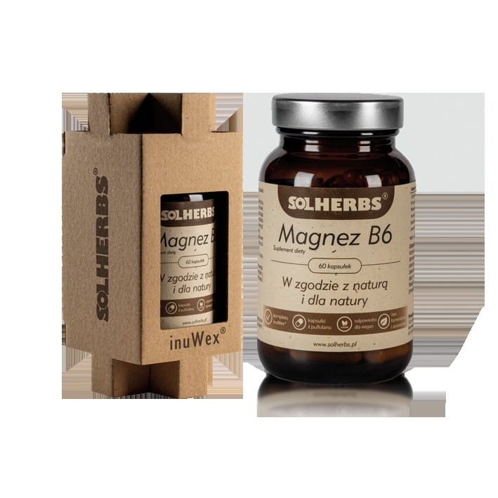 Magnesium + Vitamin B6 60 Kapseln (94 mg + 07 mg) - SOLHERBS
