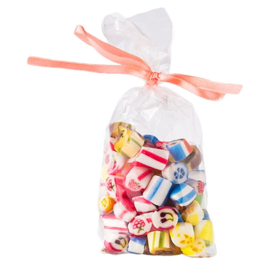 Bunte zuckerfreie Bonbons im 100g Beutel von STEWIARNIA, weiche Süßigkeiten ohne Zuckerzusatz.