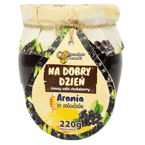 Aroniahonig „für einen guten Tag“ 220g KOZACKI BEEBERRY