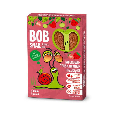 Apfelsnack - Erdbeere 60g BOB SCHNECKE