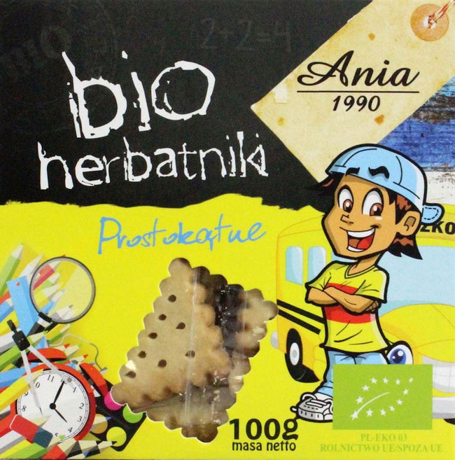 Rechteckige Kekse BIO 100 g - BIO ANIA Hover Image