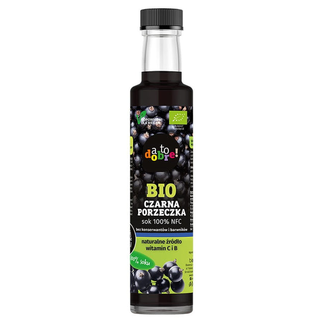 100% schwarzer Johannisbeersaft NFC BIO 250ml - DAS IST GUT! Hover Image