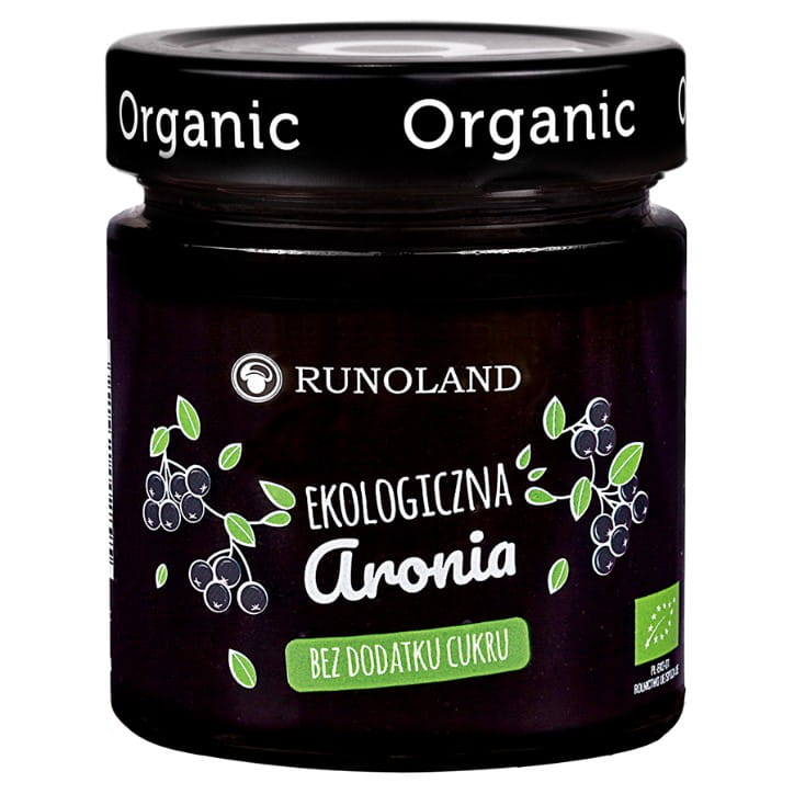 Aronia pychotka 80% Frucht mit der Konsistenz von BIO-Konfitüre 200g RUNOLAND