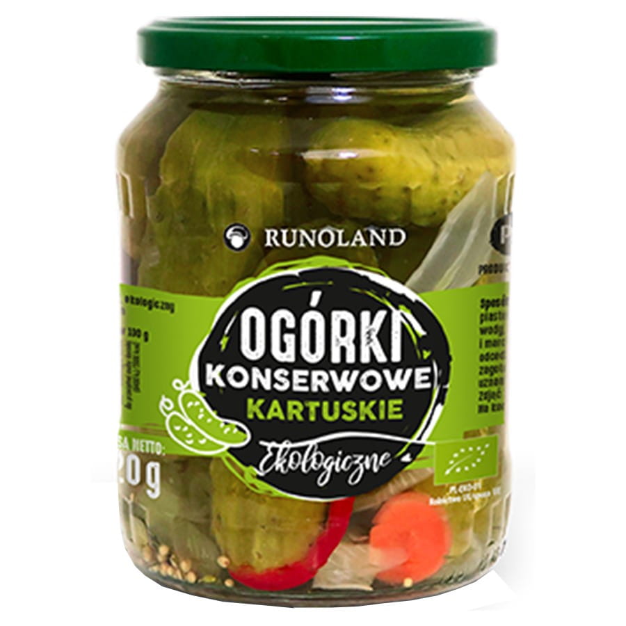 Eingelegte Gurke "kartuski" BIO 670g RUNOLAND