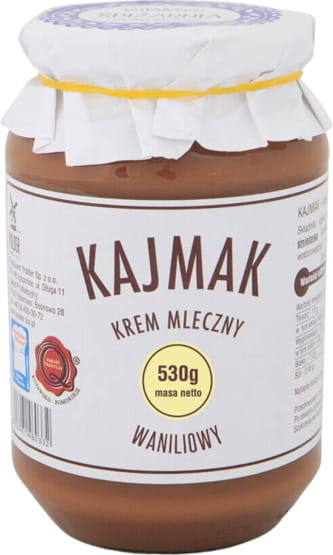 POLDER Butterscotch mit Vanillegeschmack in einem 530g Glas, cremige Süßigkeit mit Vanillegeschmack, sichtbares Glas und Inhalt