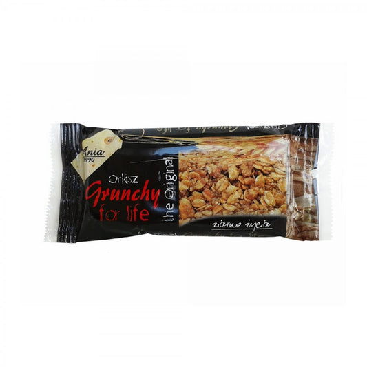 Dinkelgrütze Riegel von ANIA, 65 g, mit knusprigem Dinkel und fruchtigen Zutaten, in einer Verpackung sichtbar.