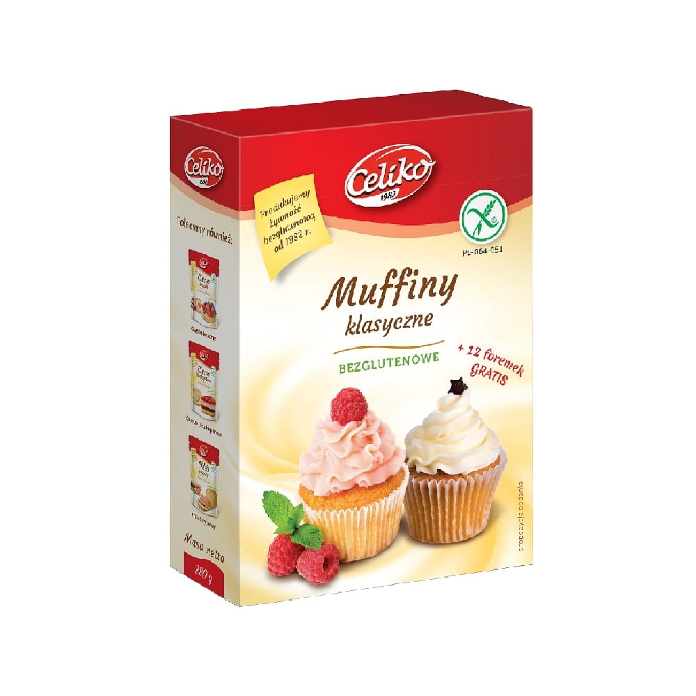 Klassische glutenfreie Muffins 289 g CELIKO